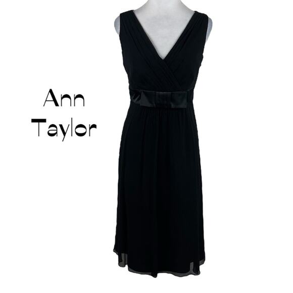 Ann Taylor Black Sleeveless Dress - Picture 2 of 12